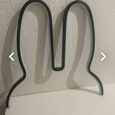 Luce LED Neon Coniglio
