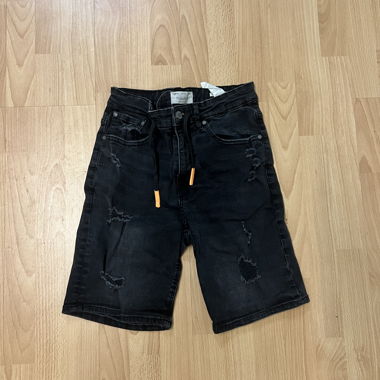 Short neri in jeans