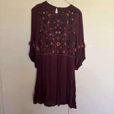 Sommerkleid mit Boho Stickerei
