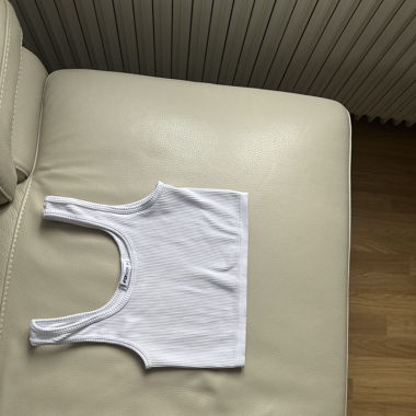 Crop top blanc 