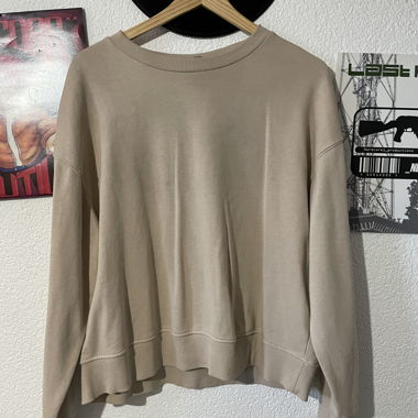 Beige basic Pullover
