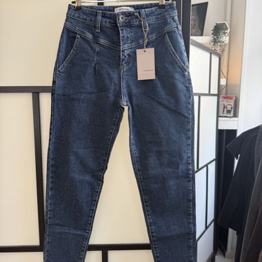 High-Waist Denim Jeans