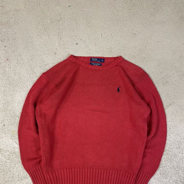 Sweatshirt Ralph Lauren S Rouge, Vintage