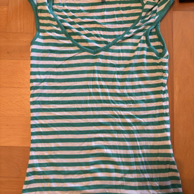 green striped top