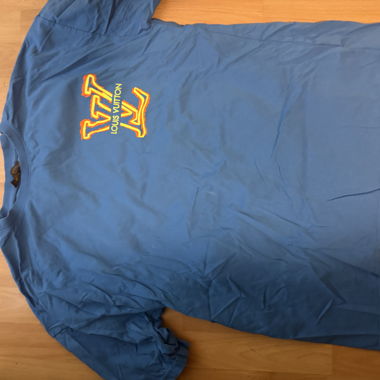 T-shirt blu Louis Vuitton