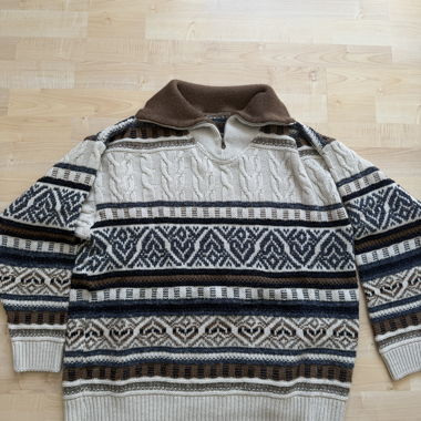 Vintage Strickpullover L loose cut