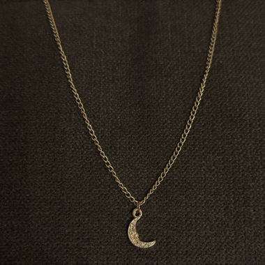 Kette silber mit Mond
