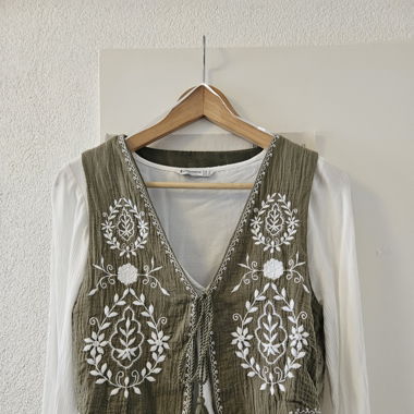 Stradivarius Short White Dress