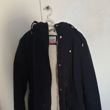 Winterjacke blau