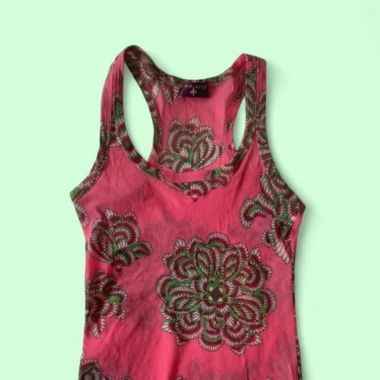 Vintage Mesh Top Pink