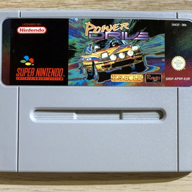 Power Drive Super Nintendo SNES