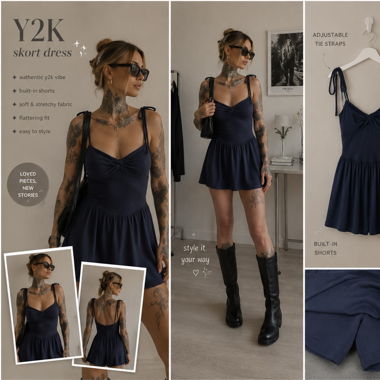 Abito Estivo con Shorts Integrati