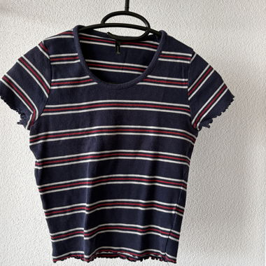 Chicoree gestreiftes T-Shirt blau, weiss, rot