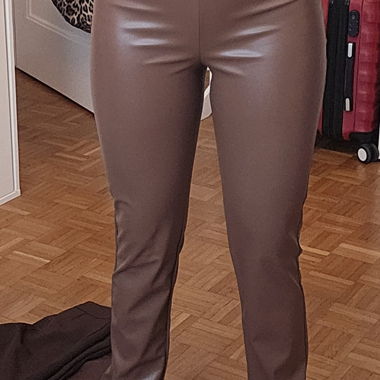 Leggings en simili cuir taille 38 H&M