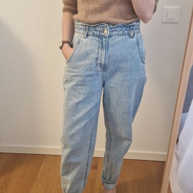Jean Mom taille haute