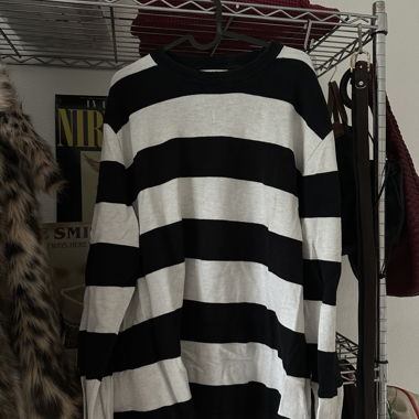 maglione a righe