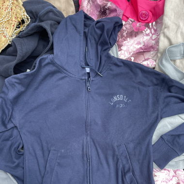 Blau jacke 