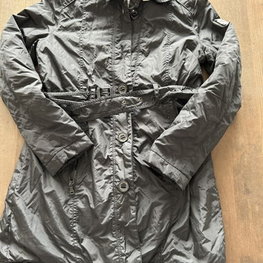 Calvin Klein Mantel mit Gürtel, schwarz