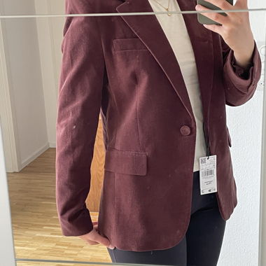 Blazer bordeaux Mango M