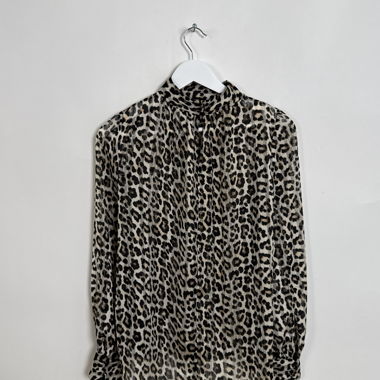 H&M Bluse mit Leopardenmuster