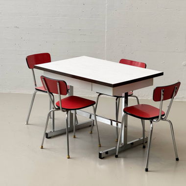 Kelko writing kitchen table with drawer, 1960s