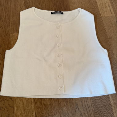 Brandy Melville Knit Vest white