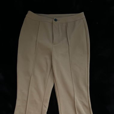 Stoffhose beige petite Gr. M