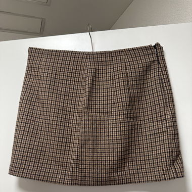 karrierter mini skirt Mango