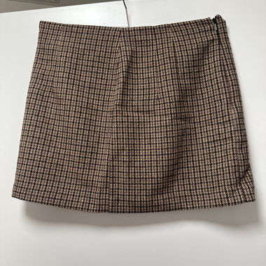 Checked Mini Skirt Mango