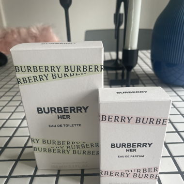 Burberry HER Eau de Parfum and Eau de Toilette