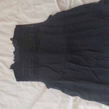 Filigrane schwarze Bluse von H&M