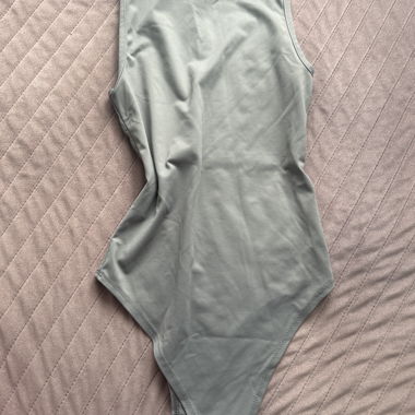 Grey Sleeveless Bodysuit