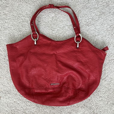 Abaccino rote Ledertasche