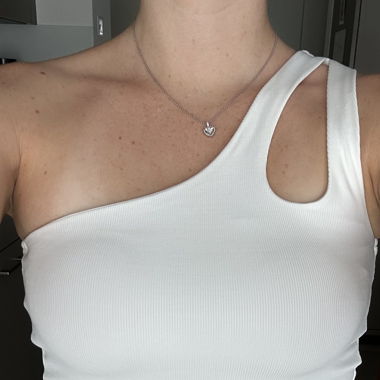 One-shoulder Crop Top