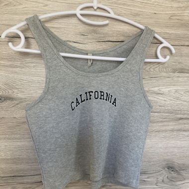 Grey California Tank Top