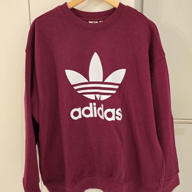 Adidas-Sweatshirt bordeaux