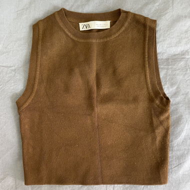 Zara knit sleeveless top