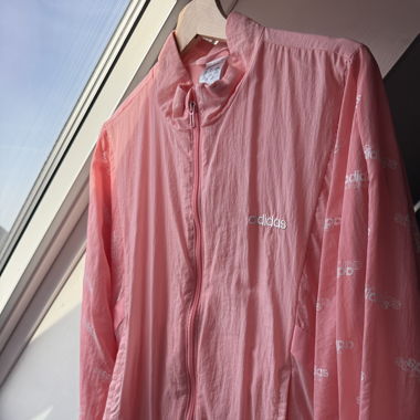 Giacca sportiva leggera rosa Adidas L