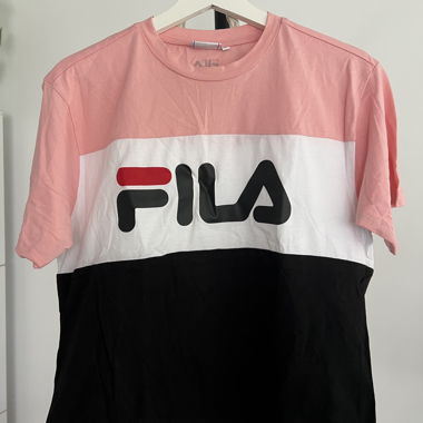 T-shirt FILA rose/noir