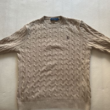 Polo Ralph Lauren Cable Knit Sweater beige M