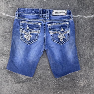 Rock Revival Y2K Retro Jeans-Shorts
