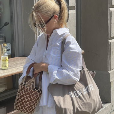 Borsa a tracolla in tela