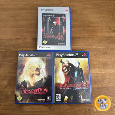 PS2 Devil May Cry 1,2,3 Set