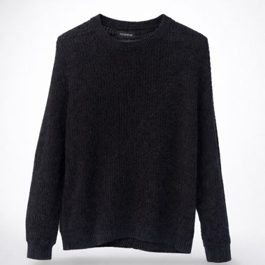 Black knit sweater