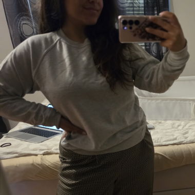 Pull de sweat gris