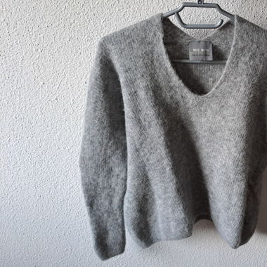 Strickpullover mit Wolle/Alpaka