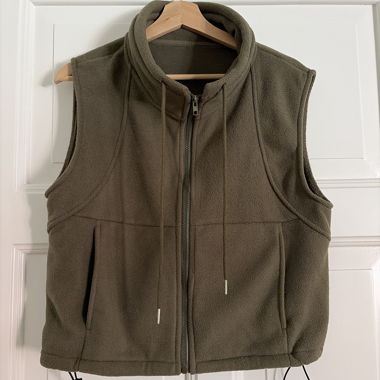 Fleece Vest with Zipper