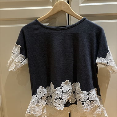 Top with lace