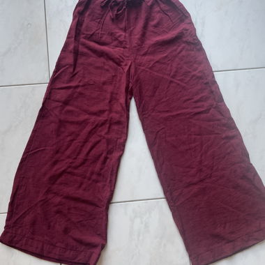 Bordeaux weite Hose