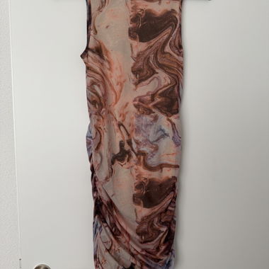 Patterned Mesh Dress
